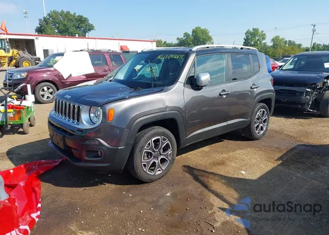 2017 Jeep Renegade Limited 4X4 из США, поврежденный, VIN ZACCJBDB8HPG61251